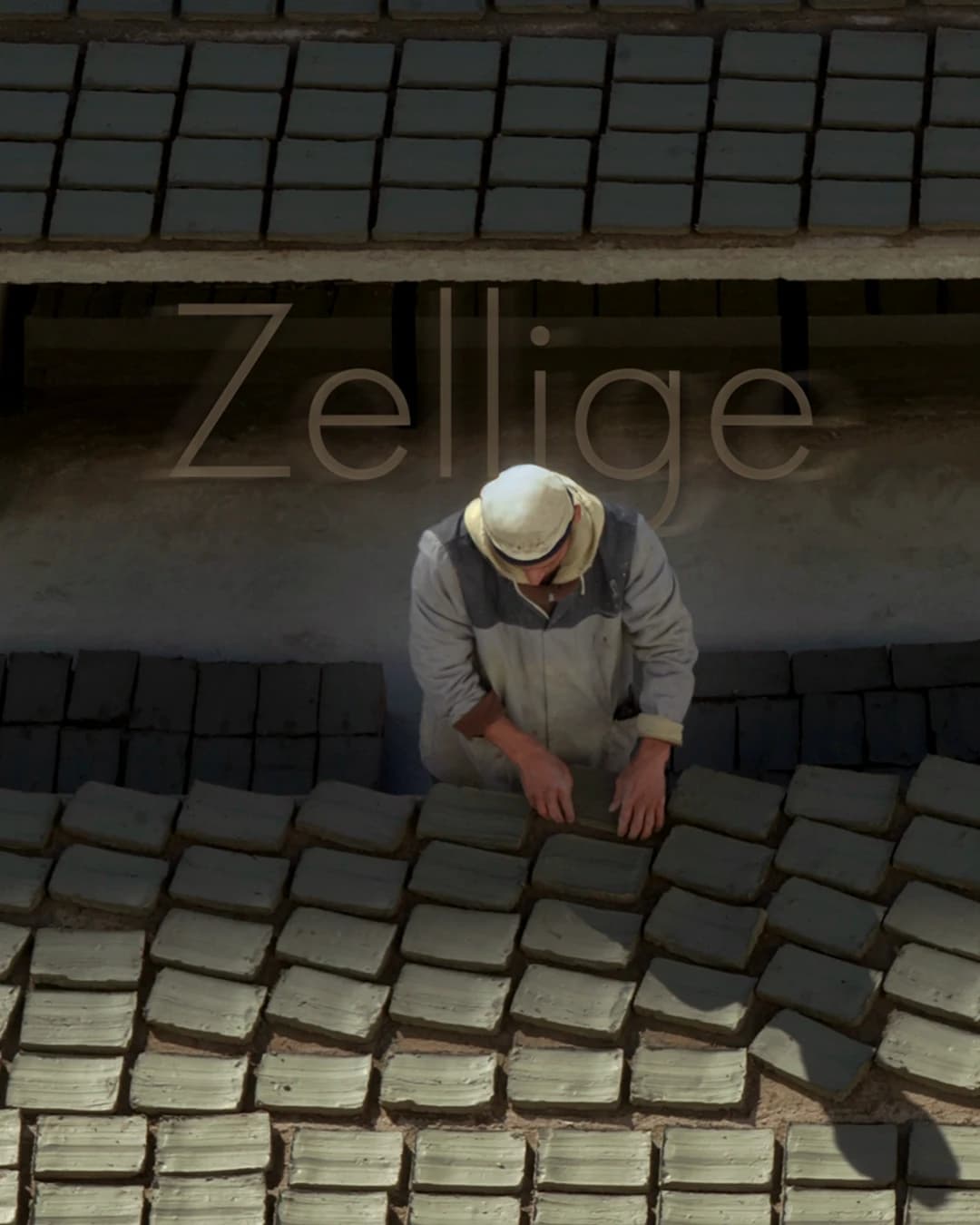 Handcrafting of Zellige, Morocco's traditional artisanal tile.